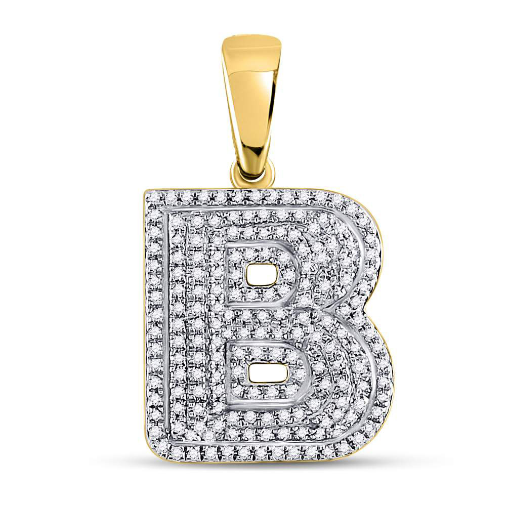 Diamond Letter Charms with Initials in 14-Karat gold